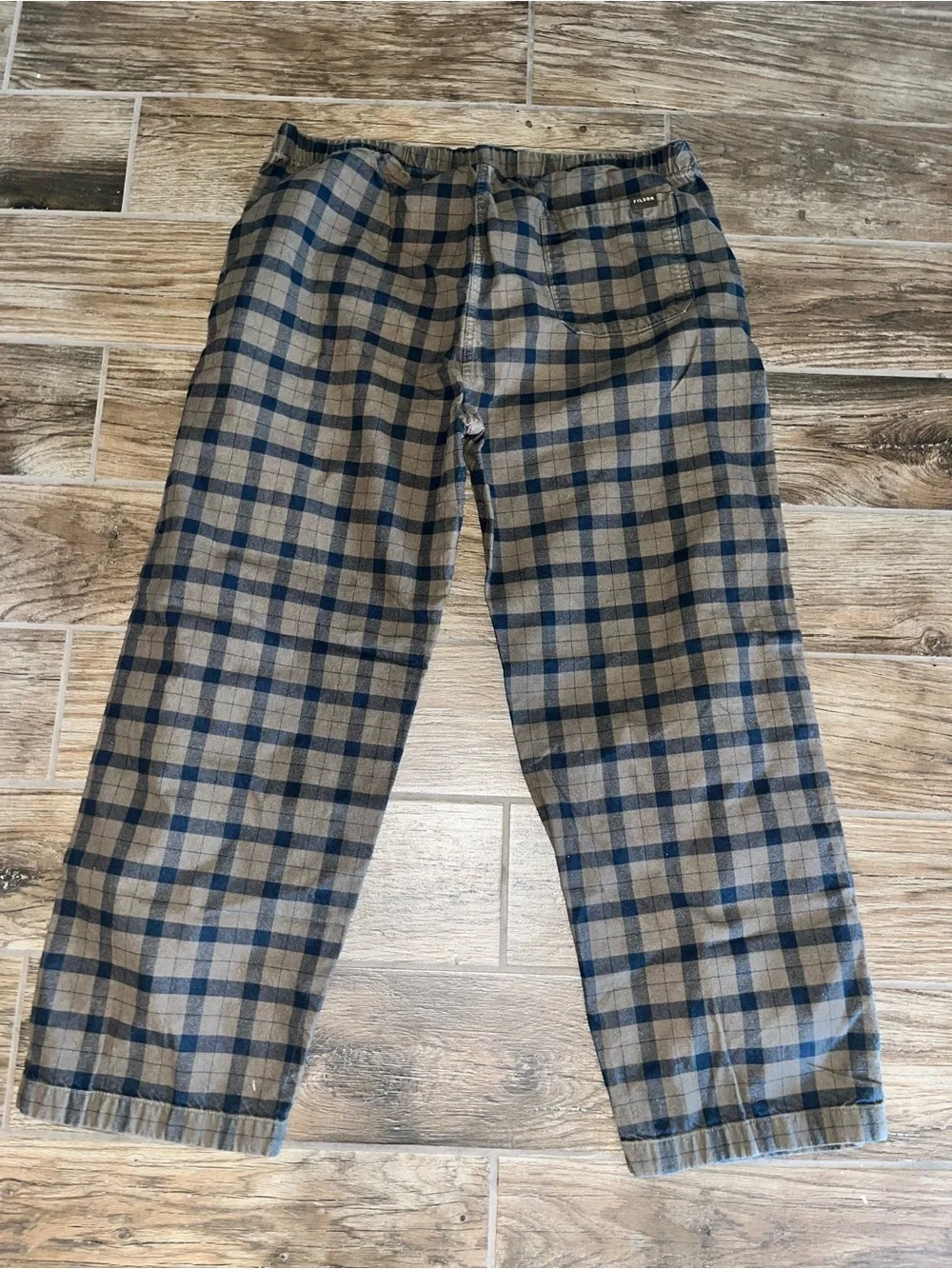 Filson Alaskan Guide plaid lounge pants